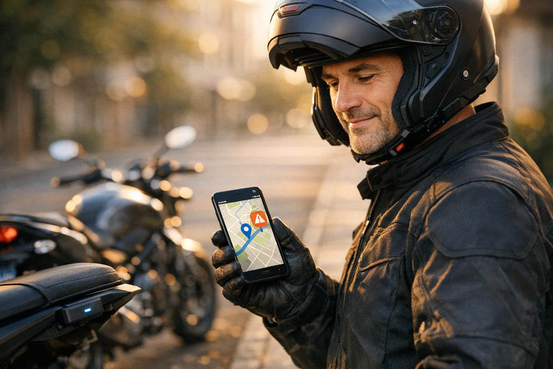 Capteurs de mouvement : témoignages de motards