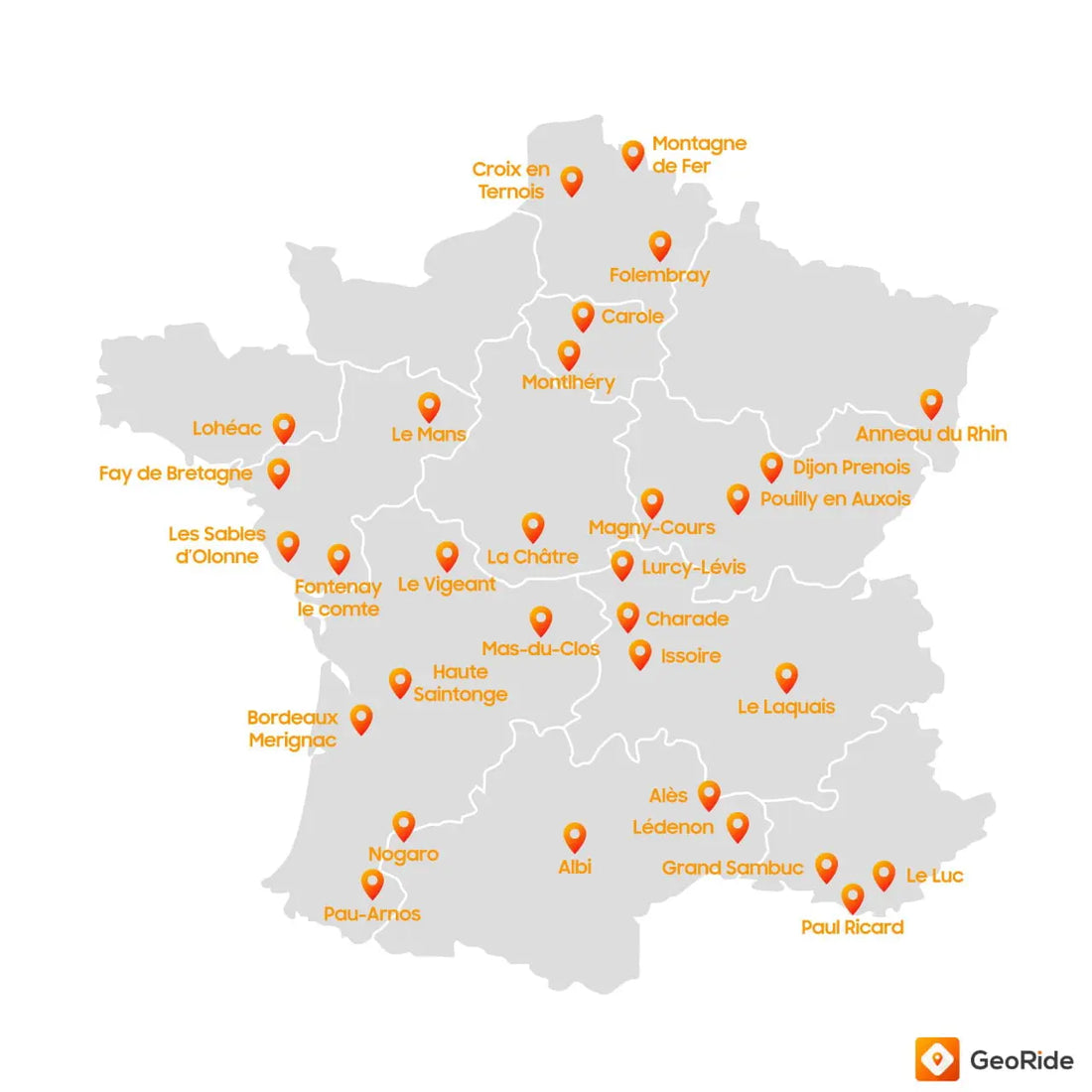Les circuits moto en France dans chaque région