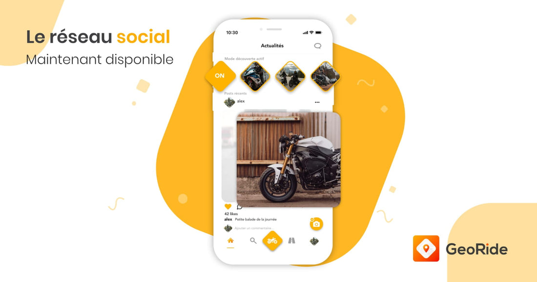 GeoRide lance son réseau social pour motard