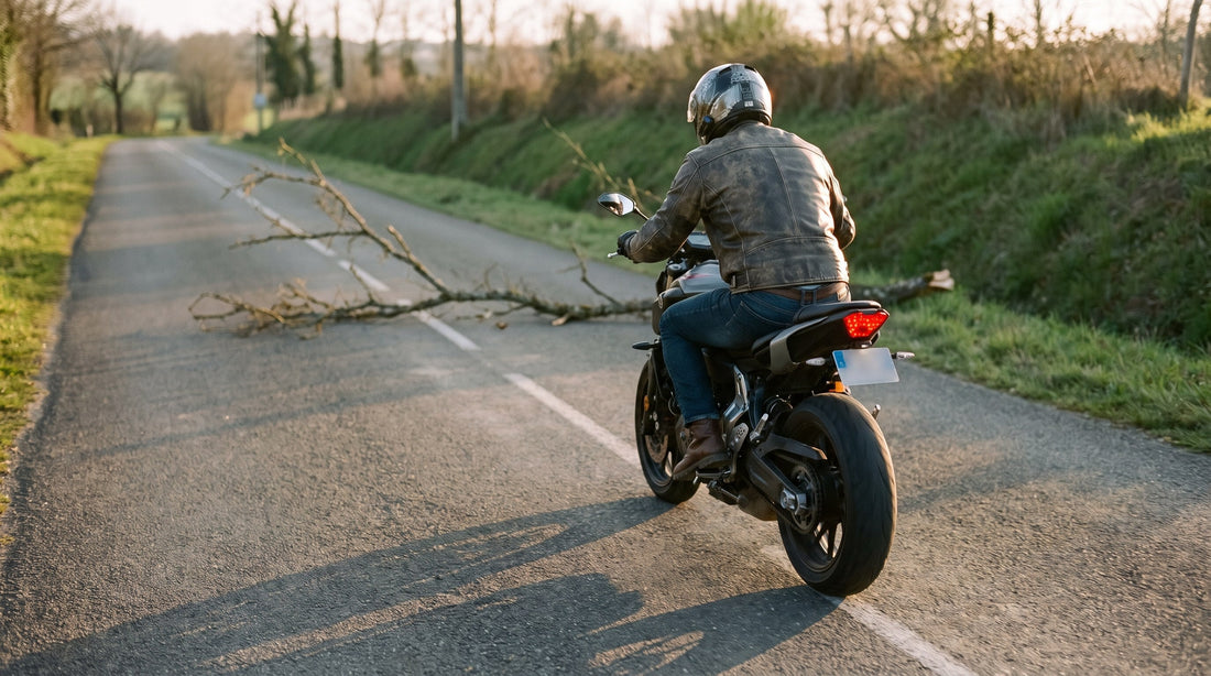 Évitement à moto : pourquoi on tombe avant l'obstacle