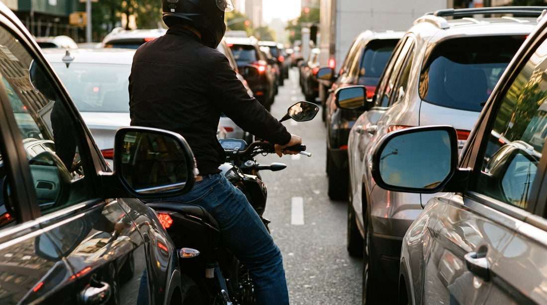 Interfile à moto : le geste de politesse qui vous met en danger