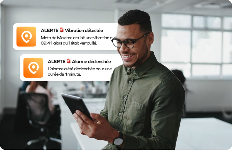 Votre moto, protégée en permanence